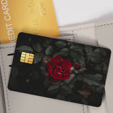 Beautiful Red Rose Credit Card Skin Stickers Skin pack of 7 atm card skins
